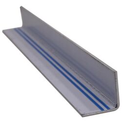 Aluminium angle from 1mm sheet and with visible side inside