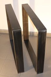 rapa mensalis Industrial design Cadre de table noir acier...