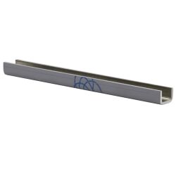 U-profile from 1mm aluminum sheet bent with visible side outside