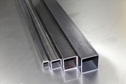 Tubo cuadrado Acero perfil Pipa de 100 x 100 x 3 hasta 1500 mm metal 1100
