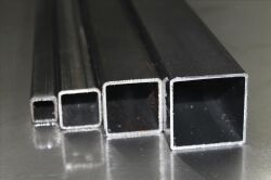 Tubo cuadrado Acero perfil Pipa de 100 x 100 x 3 hasta 1500 mm metal 1300