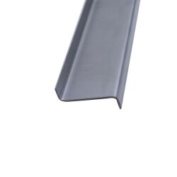 Z-profile made of steel bent to measure as edge protection