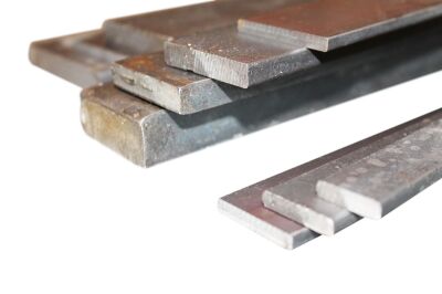 Chapa metálica de aluminio de 25x50 cm y 0.8 mm espesor
