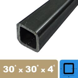 30 x 30 x 4 jusquà 6000 mm Tube carré en acier Tube profilé en acier