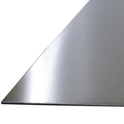 Chapa de acero inoxidable de 1,5 mm Corte de chapa hasta 1000x1000mm, 1,32 €