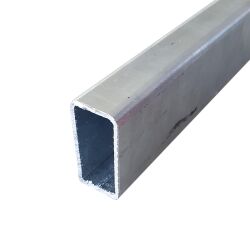 80x50x3 mm tubo dacciaio zincato - senza smussatura