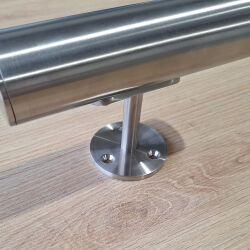 Screwed Stainless Steel Handrail Carrier for Arms and...