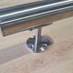 Screwed Stainless Steel Handrail Carrier for Arms and 42,4 pipes