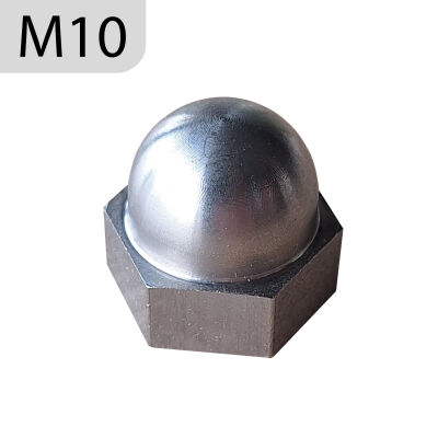 M10 Stainless steel cap nuts | DIN 1587