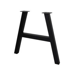 Table Knee Anke - A50 made of powder-coated steel in black (RAL 9005)