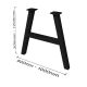 Table Knee Anke - A60 made of powder-coated steel in black (RAL 9005)