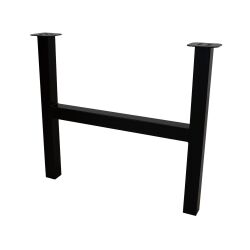 Anne table runner - H60 en acier recouvert de poudre en noir (RAL 9005)