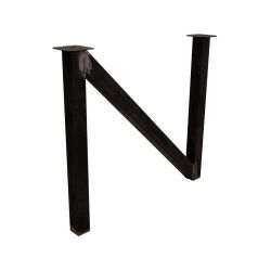 Table runner Norbert - N100 de acero en polvo con soldaduras en transparente