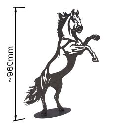 Horse for garden decoration in high quality stainless...