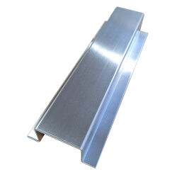 Hat profile to measure bent from 3mm aluminum sheet and...