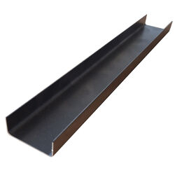 U-profile de acero corten doblado a tamaño de 1mm hoja