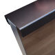 C-profile of corten steel bent to size from 1mm sheet