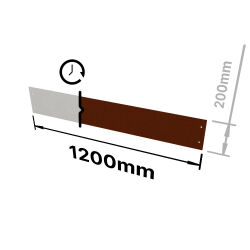 Standard segment of the RK01 lawn edge