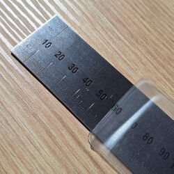stainless steel ruler in different lengths