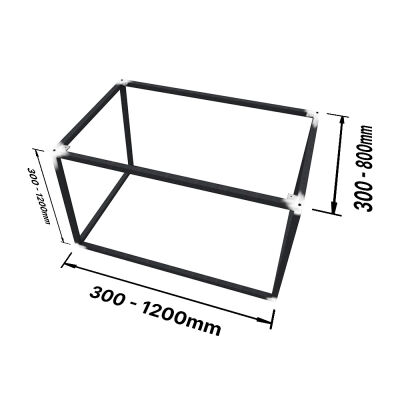 Cadre de table pour mesurer Cube dans différents modèles